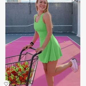 Green Sleeveless Dress